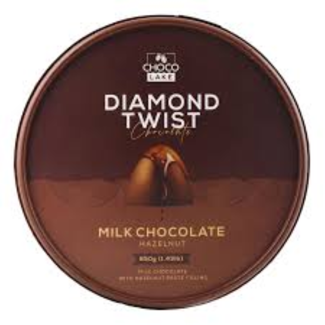 CHOCOLAKE DIAMOND TWIST HAZELNUT 650G